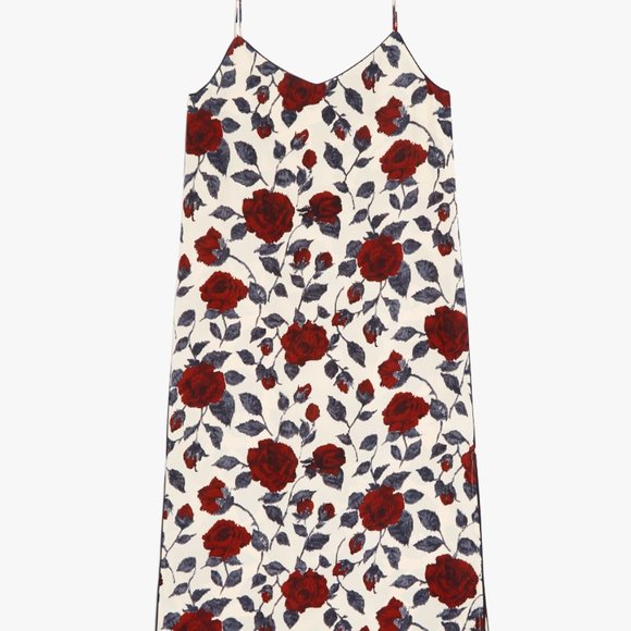 Ganni Dresses & Skirts - Ganni 100% silk slip dress in brick rose size 40